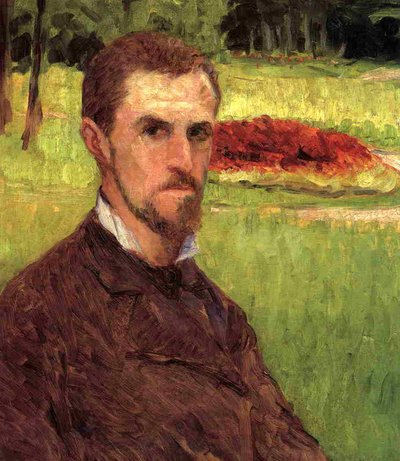 Autoritratto, 1875-76 da Gustave Caillebotte